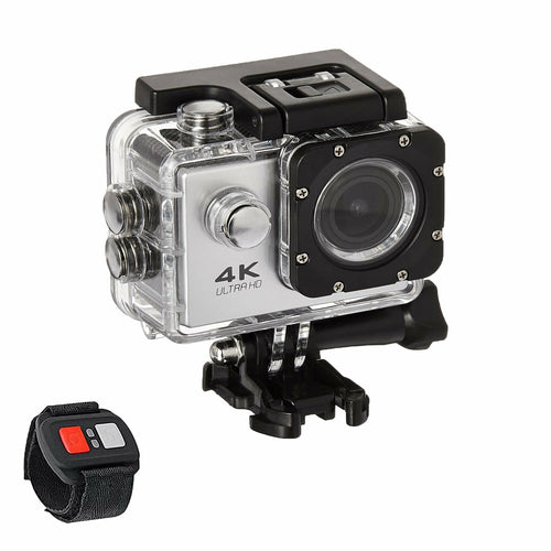 Caméra Sport 4K Étanche WiFi Avec Télécommande RF