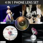 Kit Objectif Téléphone 36X Avec Trépied Et Lentilles
