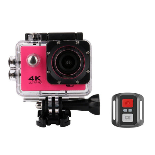 Caméra Sport 4K Étanche WiFi Avec Télécommande RF