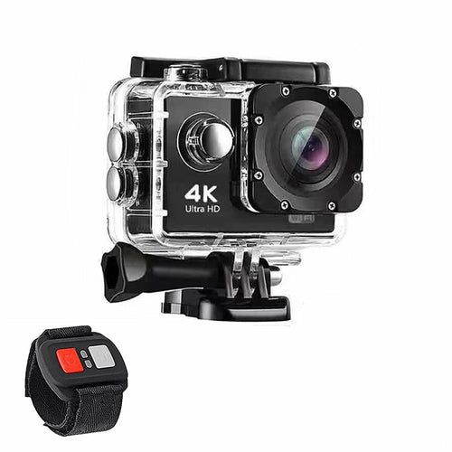 Caméra Sport 4K Étanche WiFi Avec Télécommande RF