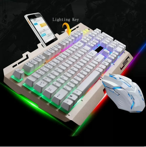 USB Wired Backlit Gaming Keyboard And Mouse Combo