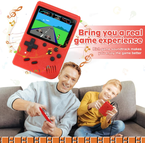 Console De Jeux Rétro Portable 3" 400 Jeux Intégrés