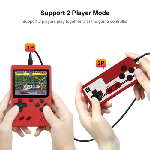 Console De Jeux Rétro Portable 3" 400 Jeux Intégrés
