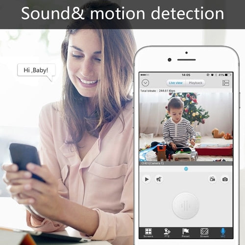 Mini Caméra WiFi IP 1080P pour Surveillance Discrète