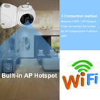 Caméra WiFi PTZ 1080P Panoramique Avec Vision Nocturne