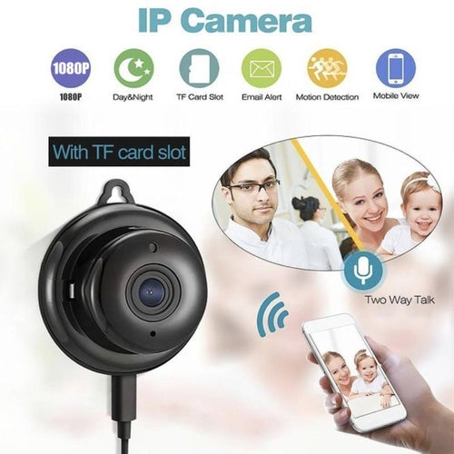 Mini Caméra WiFi IP 1080P pour Surveillance Discrète