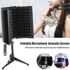 Écran Isolation Micro de Studio – Panneau Anti-Réflexion