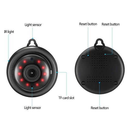 Mini Caméra WiFi IP 1080P pour Surveillance Discrète