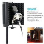 Écran Isolation Micro de Studio – Panneau Anti-Réflexion