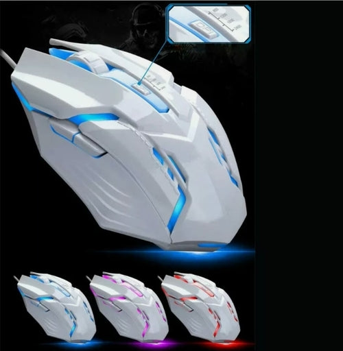 USB Wired Backlit Gaming Keyboard And Mouse Combo
