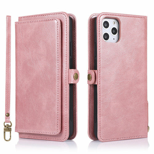 Étui Portefeuille Magnétique Détachable pour iPhone