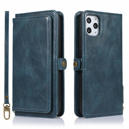 Étui Portefeuille Magnétique Détachable pour iPhone