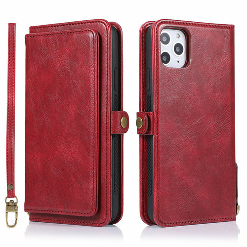 Étui Portefeuille Magnétique Détachable pour iPhone