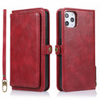 Étui Portefeuille Magnétique Détachable pour iPhone