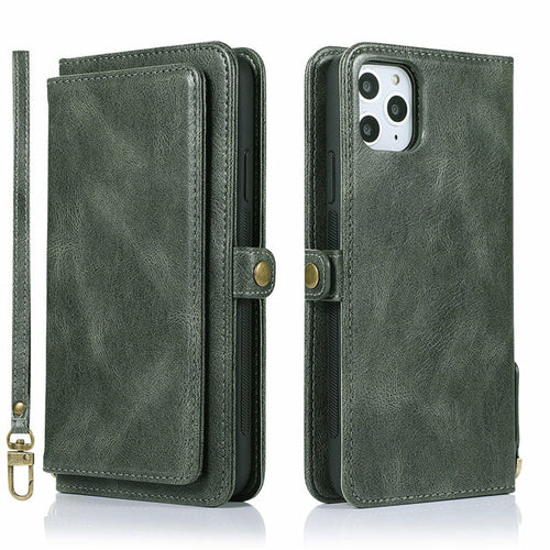 Étui Portefeuille Magnétique Détachable pour iPhone