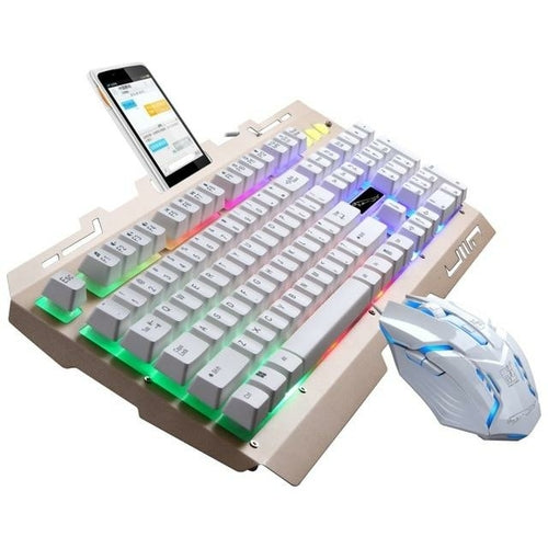USB Wired Backlit Gaming Keyboard And Mouse Combo