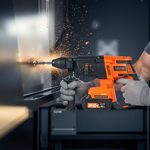 20V Brushless Cordless Hammer Drill, Lithium-Ion 1.1 Inch Rotary