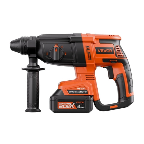20V Brushless Cordless Hammer Drill, Lithium-Ion 1.1 Inch Rotary