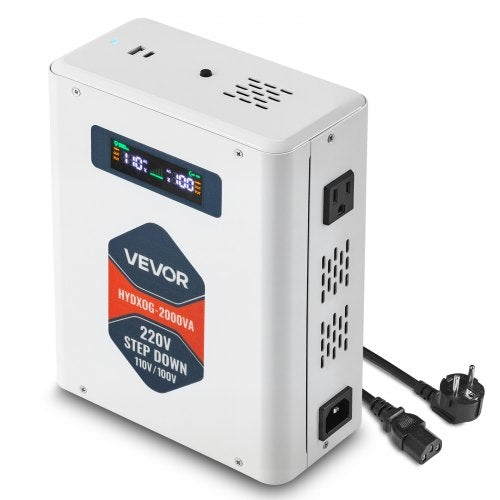 Step Down Voltage Converter, 2000VA, Heavy Duty Voltage Power