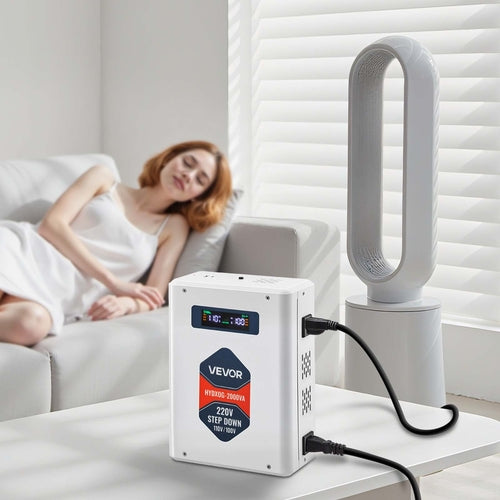 Step Down Voltage Converter, 2000VA, Heavy Duty Voltage Power